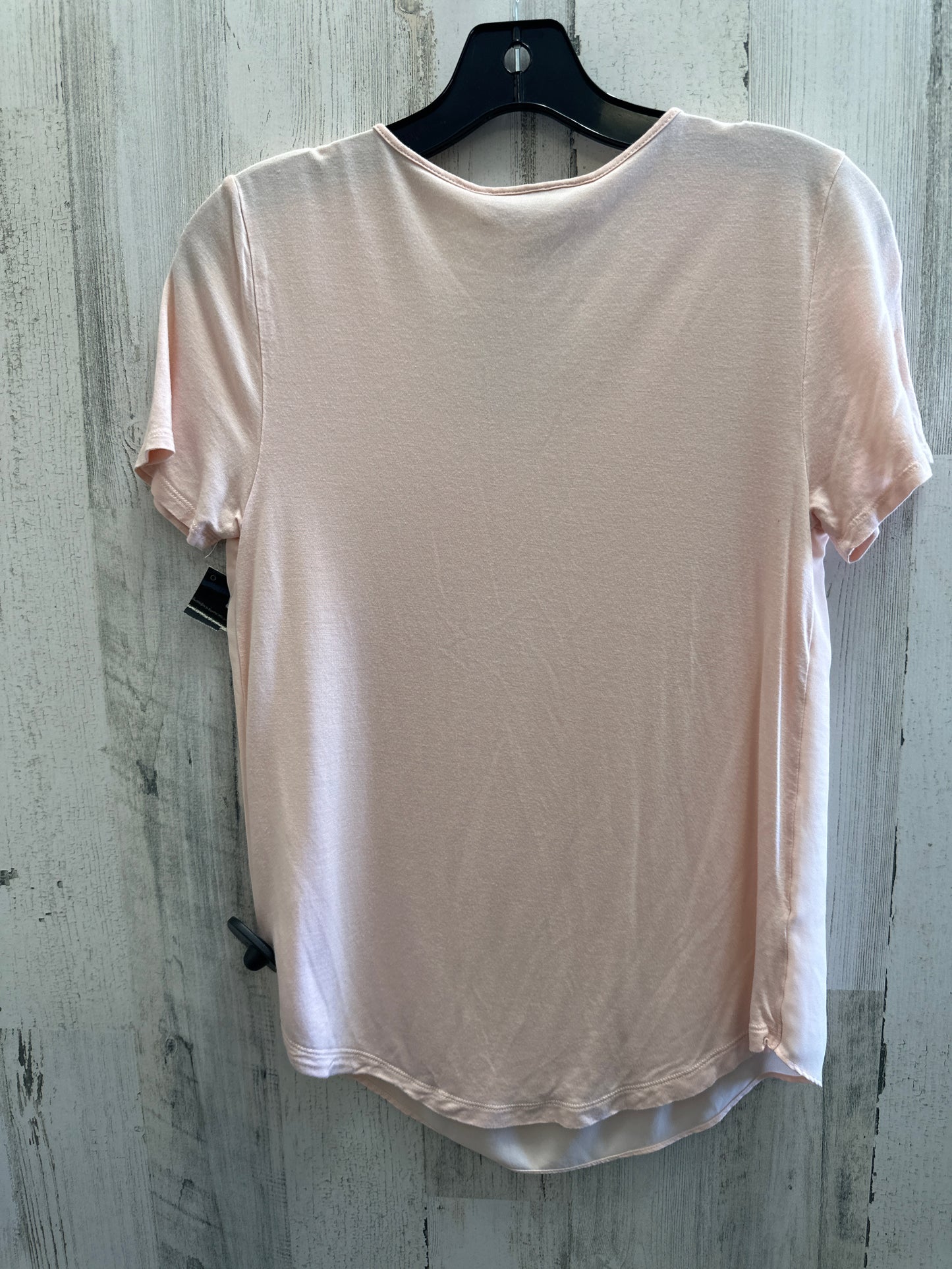 Pink Top Short Sleeve Loft, Size S