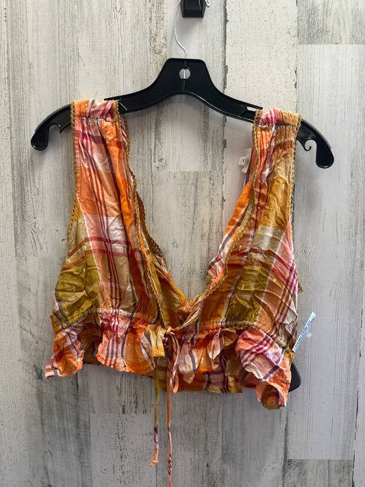 Orange Top Sleeveless Aerie, Size M