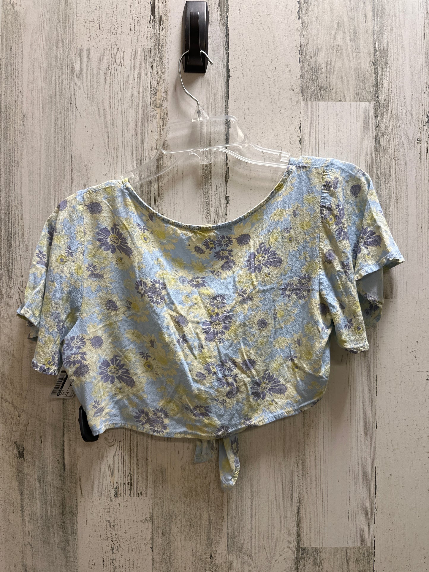 Blue Top Short Sleeve Rewind, Size S