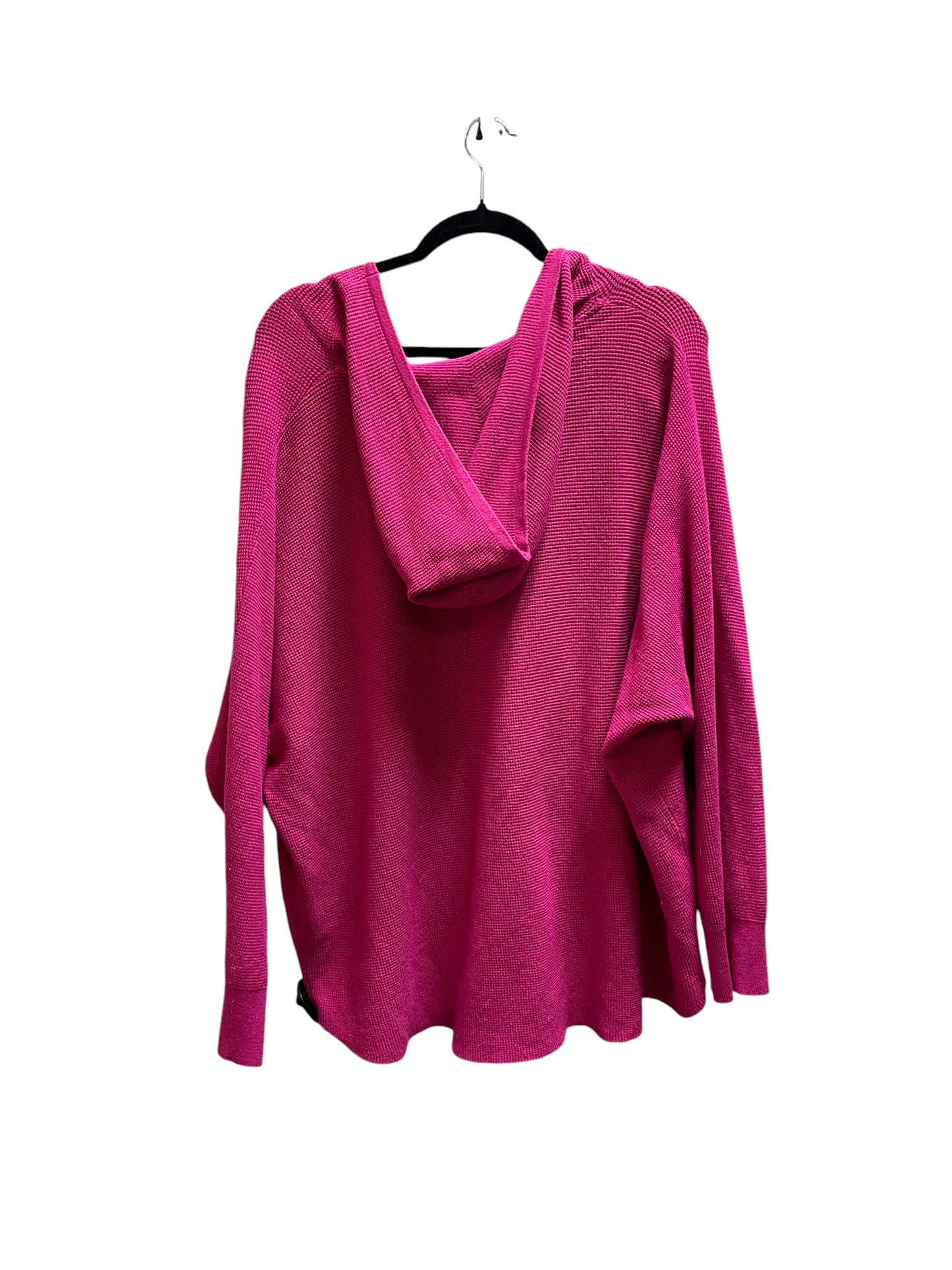 Top Long Sleeve By Vila Milano In Pink, Size: 2x