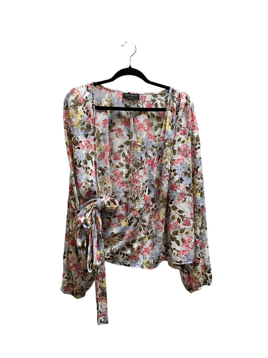 Top Long Sleeve By Lane Bryant In Floral Print, Size: 2x