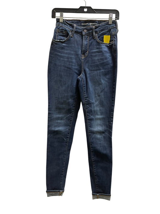 Jeans Skinny By Old Navy In Blue Denim, Size: 4