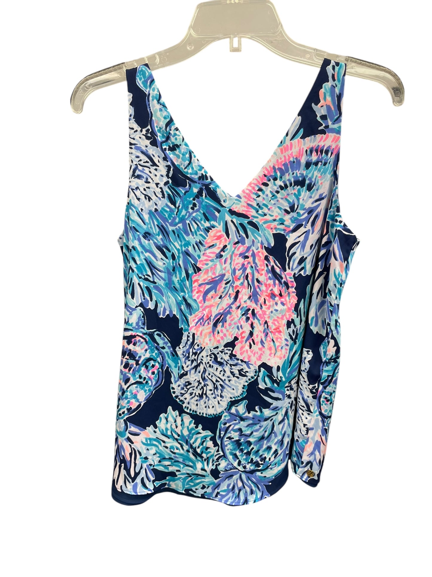 Top Sleeveless By Lilly Pulitzer In Blue, Size: Xs