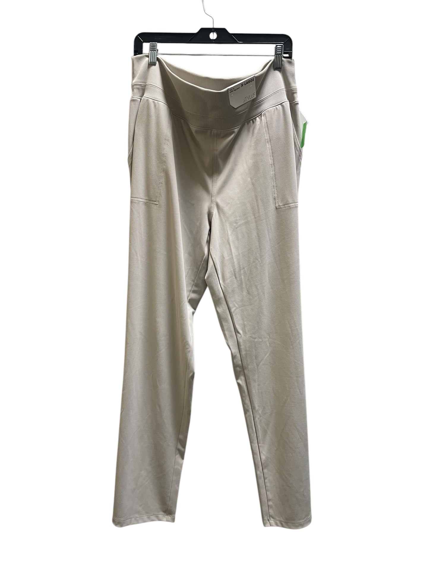 Pants Lounge By Stylus In Cream, Size: Xl