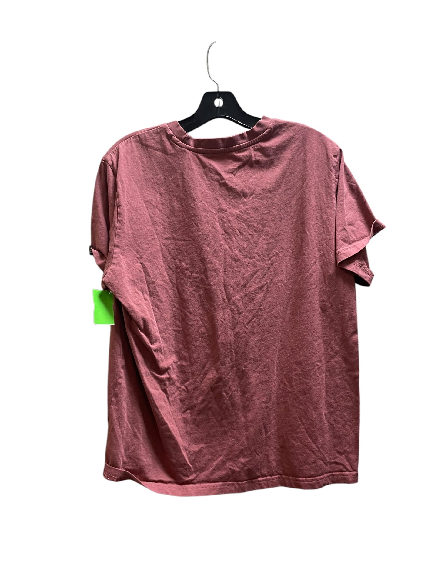 Top Short Sleeve By Adidas In Pink, Size: Xl