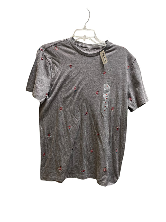 Top Short Sleeve By Old Navy In Grey, Size: M