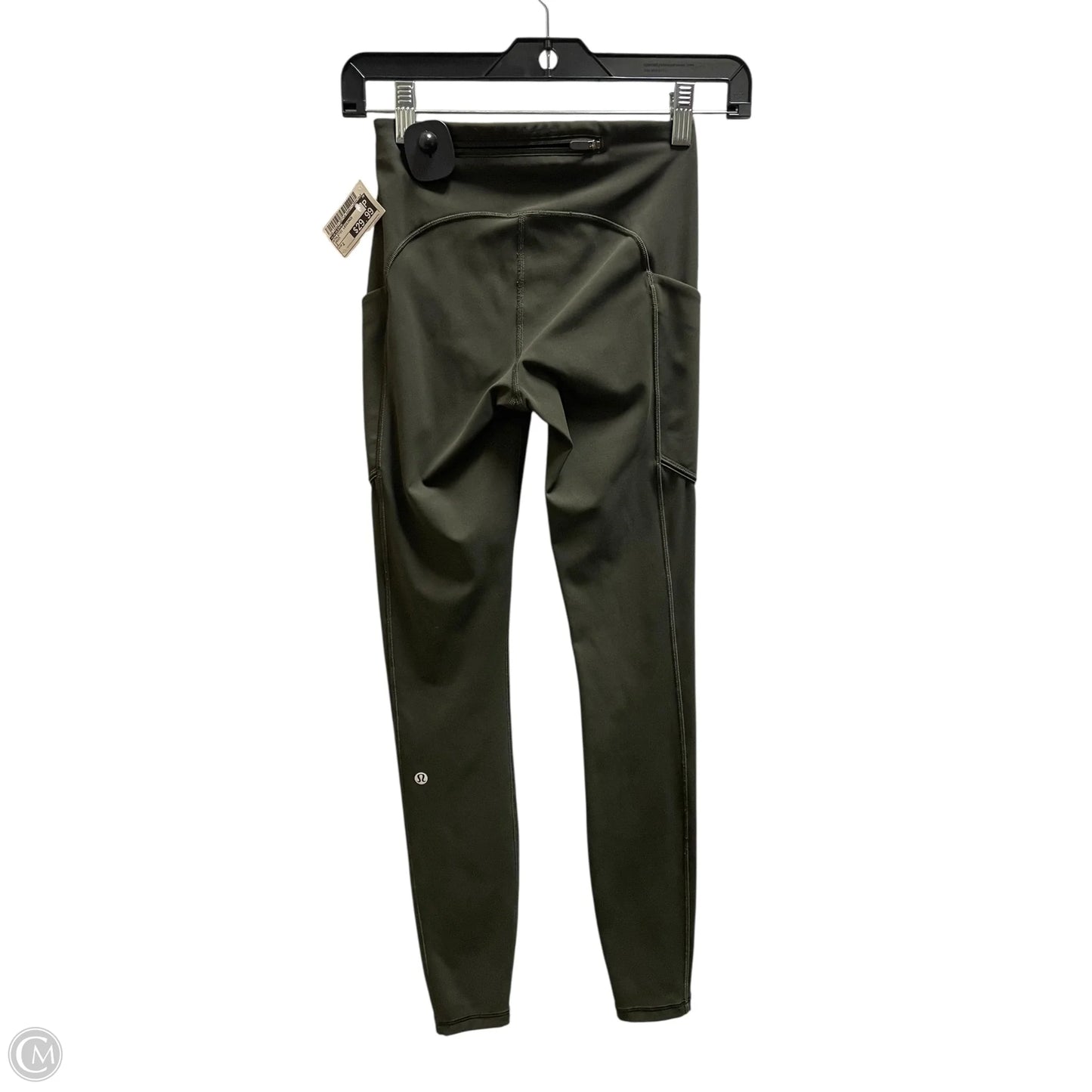Athletic Leggings By Lululemon In Green, Size: 2