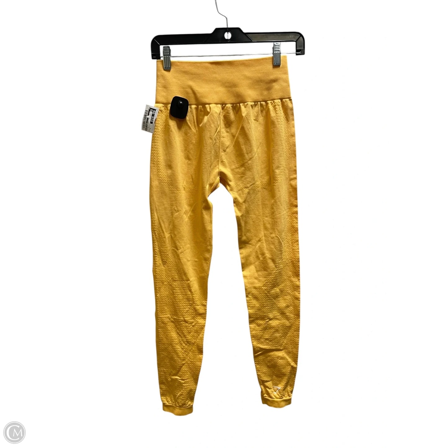 Athletic Leggings By Gym Shark In Yellow, Size: S