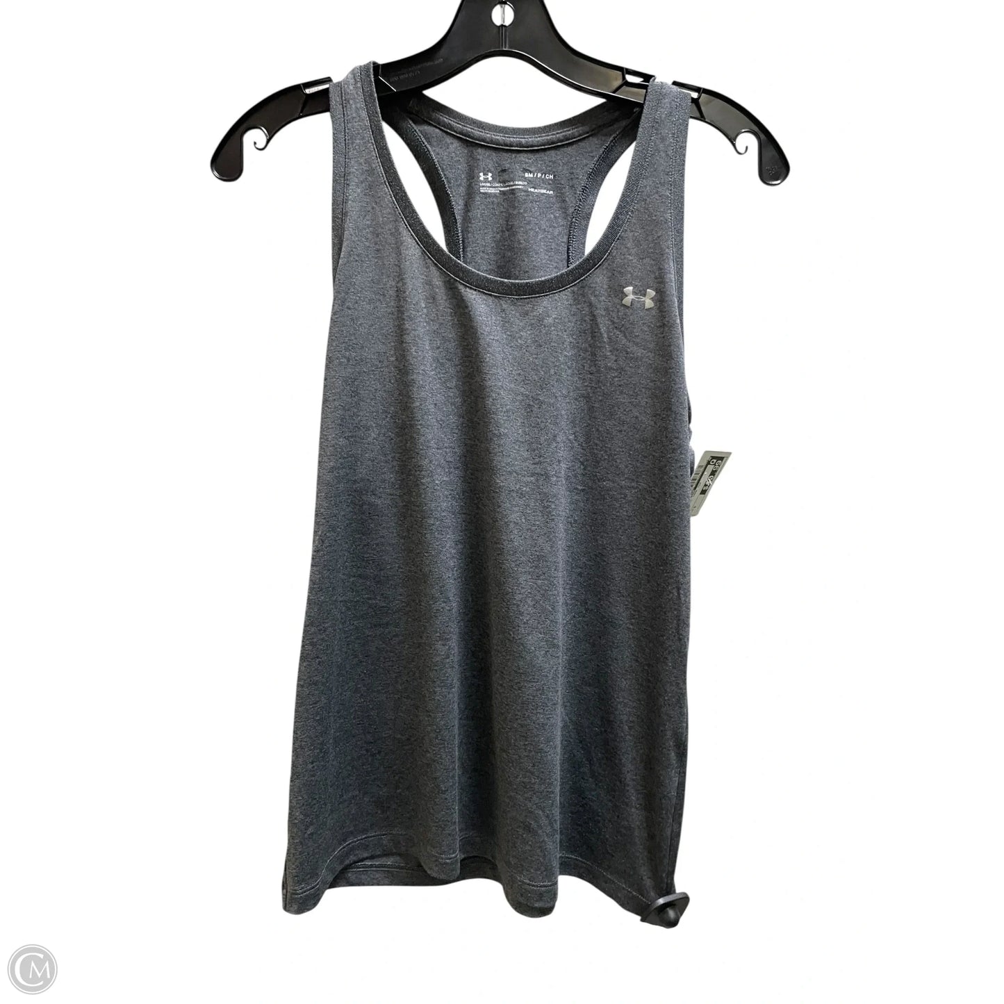 Athletic Tank Top By Under Armour In Grey, Size: S
