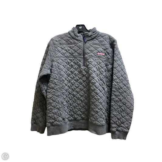 Sweatshirt Collar By Vineyard Vines In Grey, Size: Xs