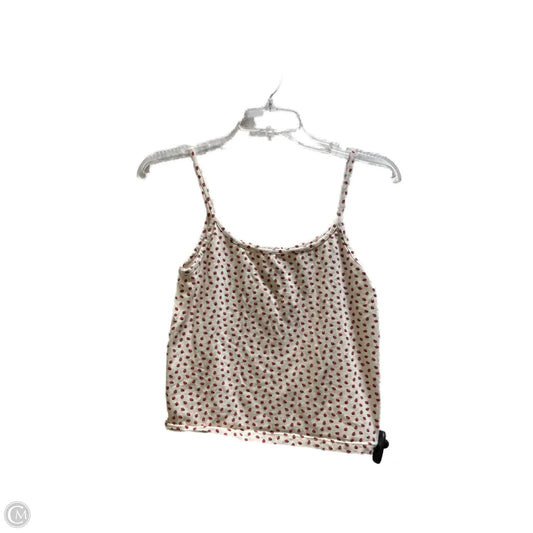 Top Sleeveless By Clothes Mentor In Cream, Size: S