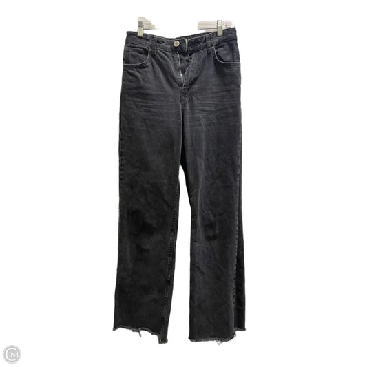 Jeans Straight By Zara In Black, Size: 4