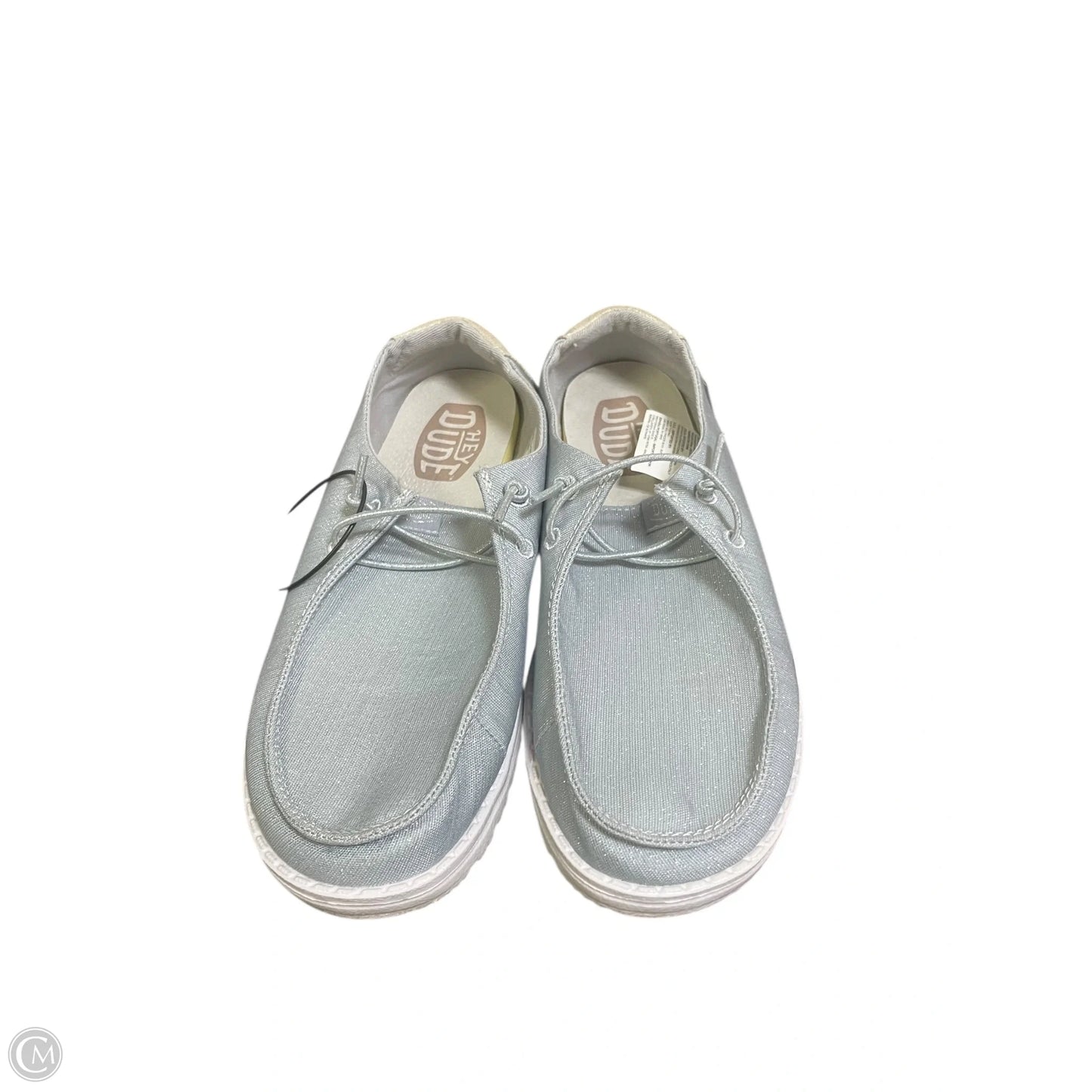 Shoes Sneakers By Hey Dude In Blue, Size: 7