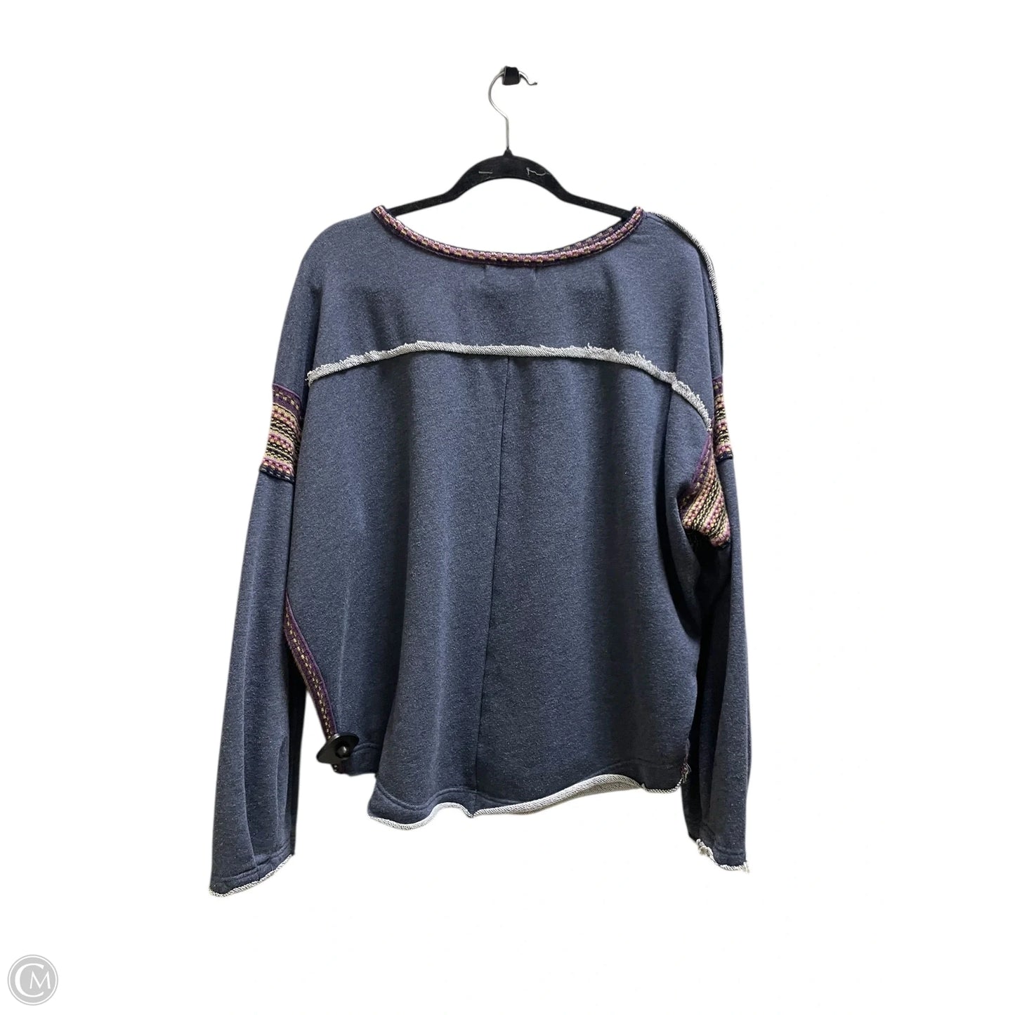 Sweater By Natural Life In Blue, Size: L