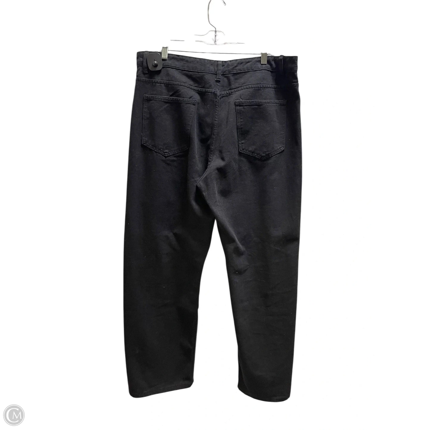 Jeans Wide Leg By Clothes Mentor In Black, Size: Xl