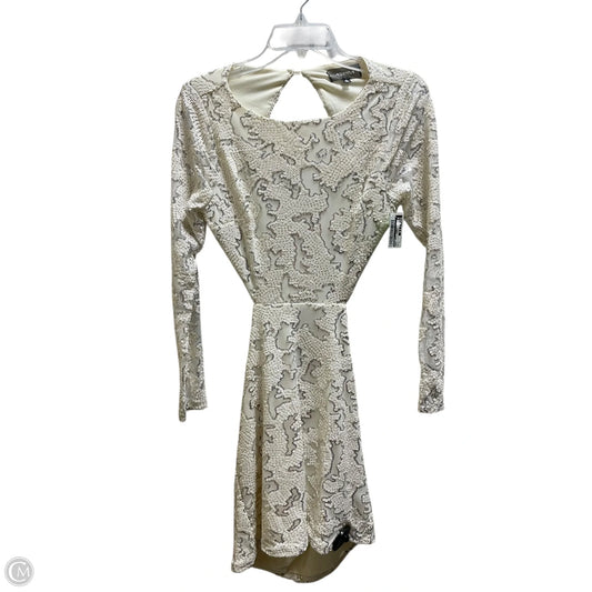 Dress Party Short By 4s13nna In Cream, Size: S