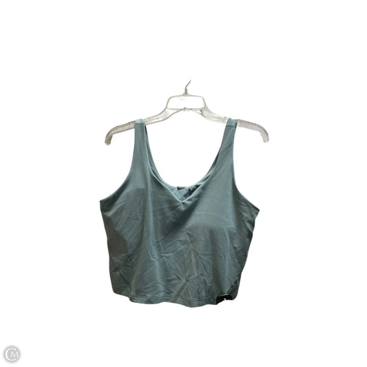 Athletic Bra By Lululemon In Green, Size: 16