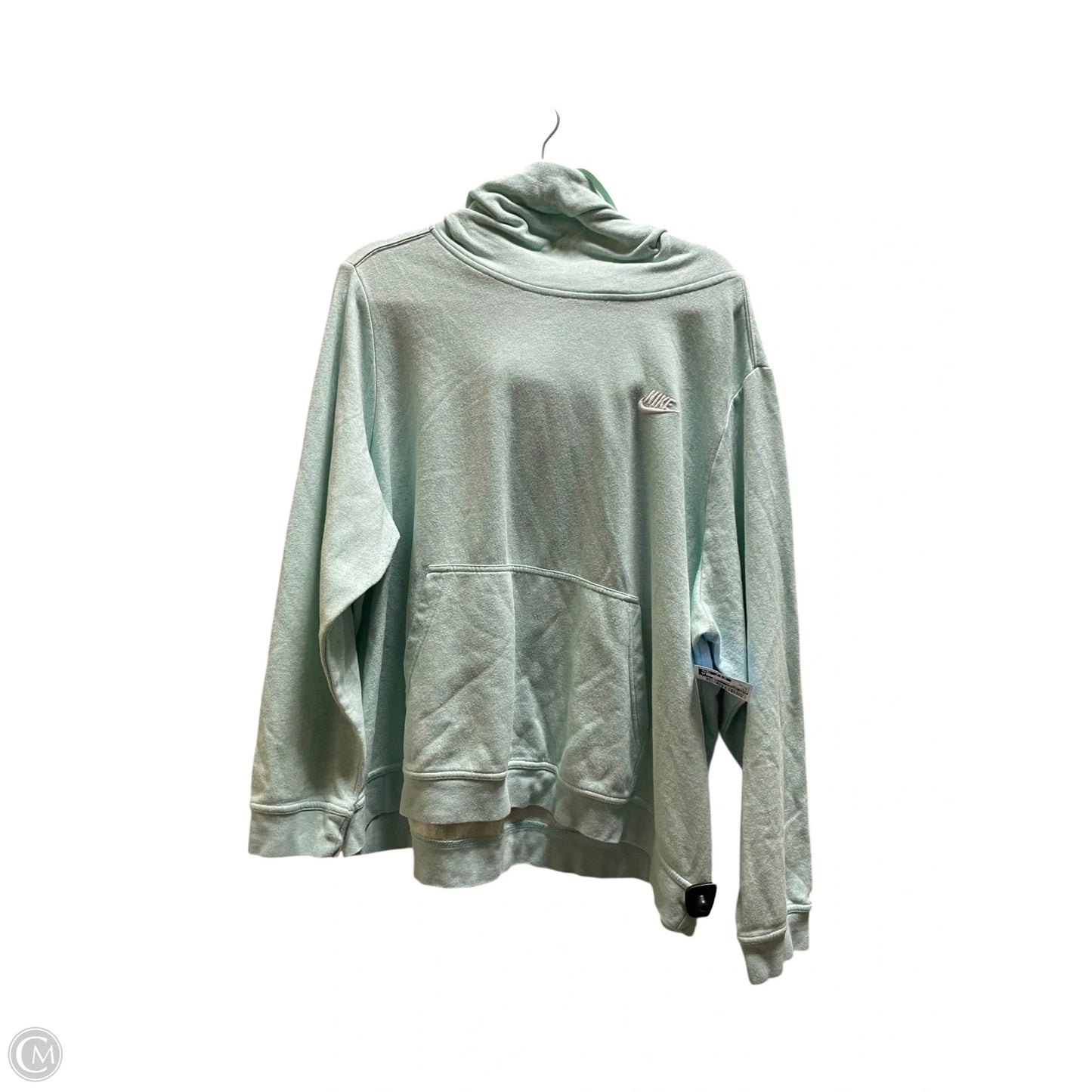 Sweatshirt Hoodie By Nike Apparel In Blue, Size: 3x