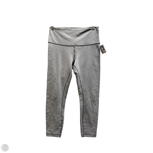 Athletic Leggings By Lululemon In Grey, Size: 8
