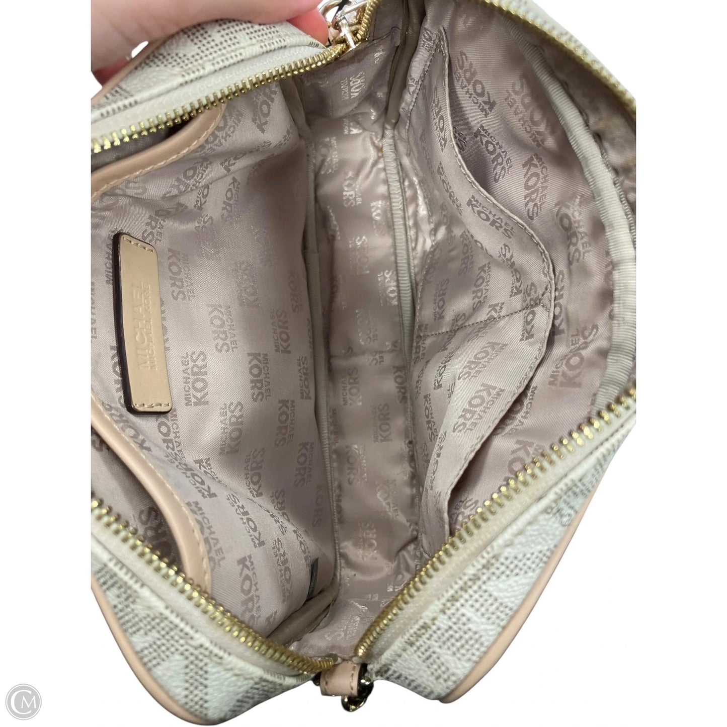 Crossbody Designer By Michael Kors, Size: Medium