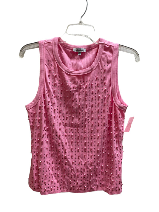 Top Sleeveless By White Birch In Pink, Size: 2x