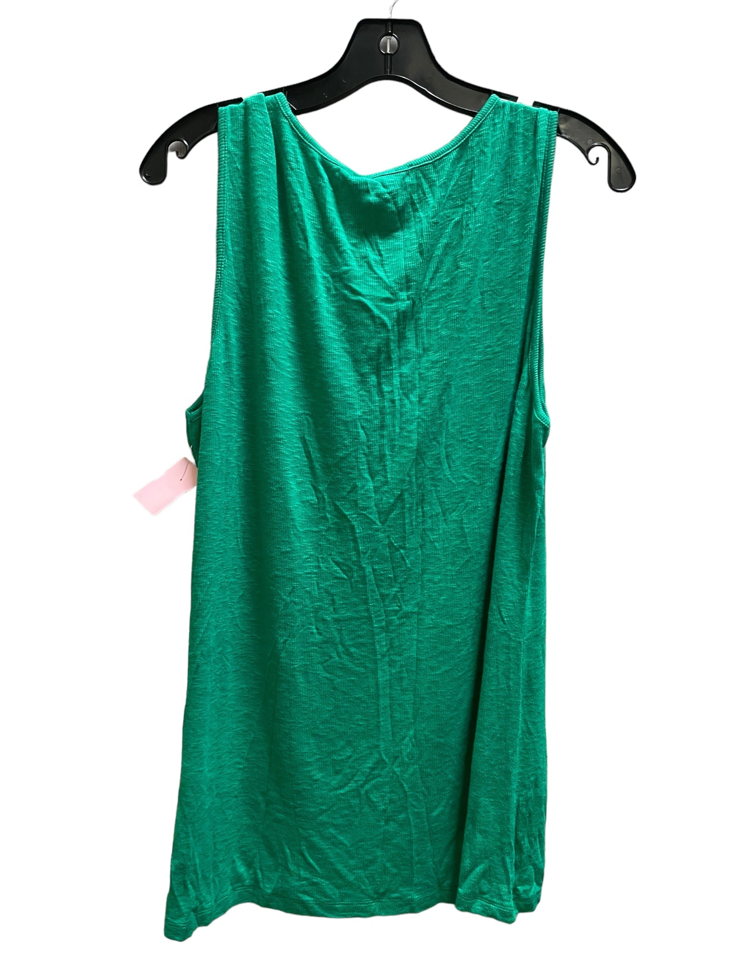 Top Sleeveless Basic By Doe & Rae In Green, Size: 3x