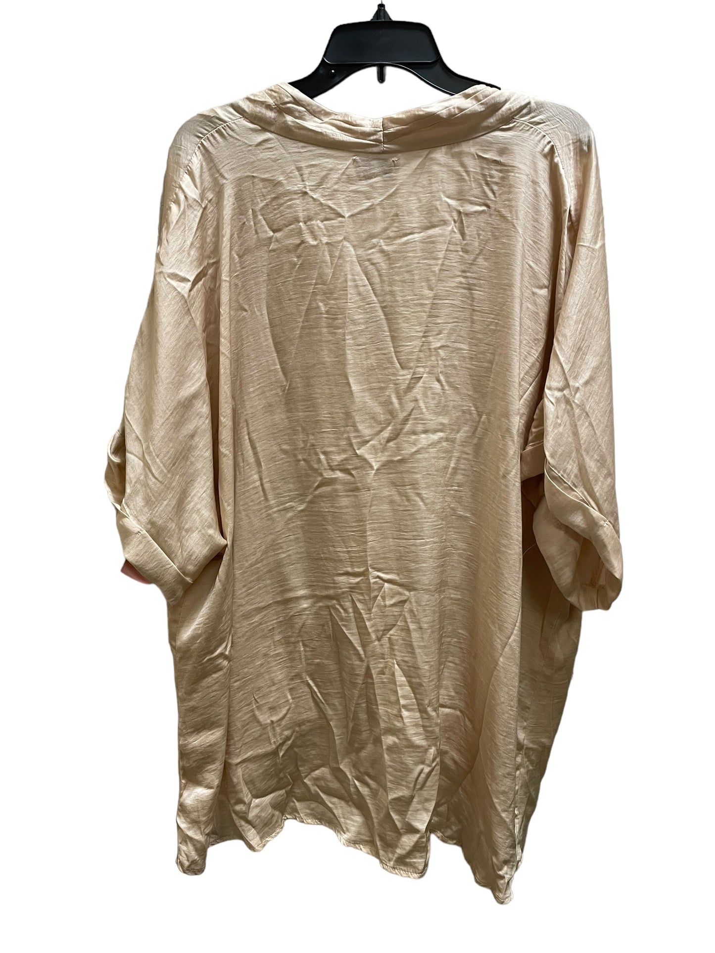 Top Short Sleeve By Gigio In Cream, Size: 2x