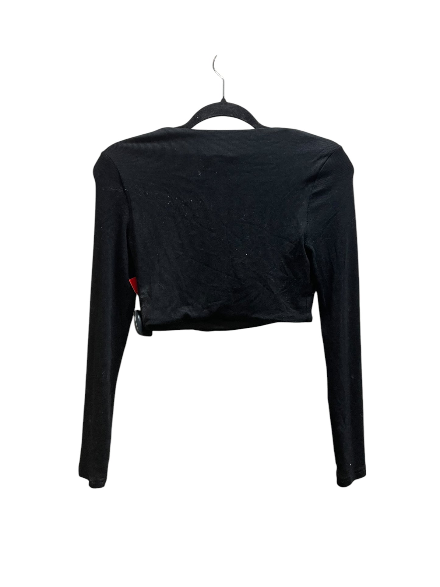 Top Long Sleeve Basic By Clothes Mentor In Black, Size: S