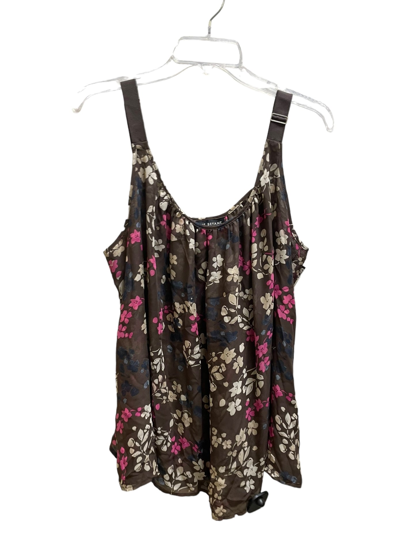 Top Sleeveless By Lane Bryant In Brown, Size: 2x