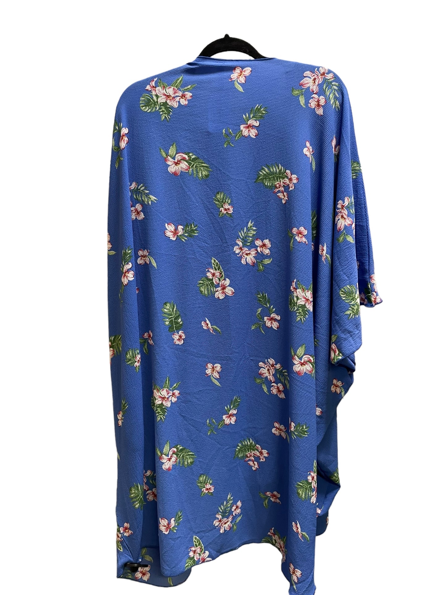 Kimono By Clothes Mentor In Blue, Size: 2x