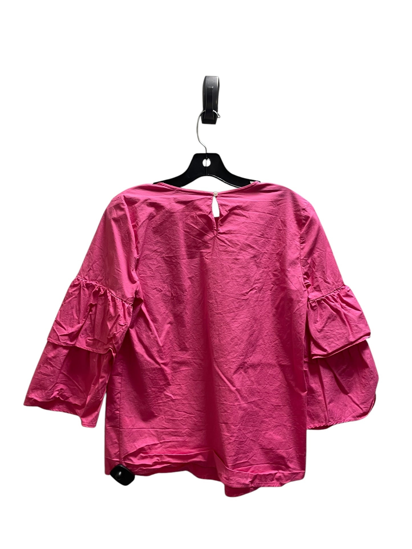 Top Long Sleeve By J. Crew In Pink, Size: S