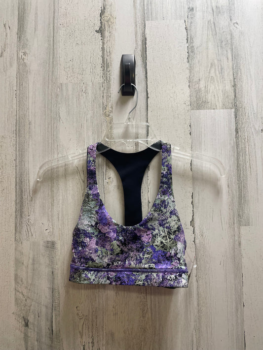 Athletic Bra By Lululemon In Purple, Size: 4