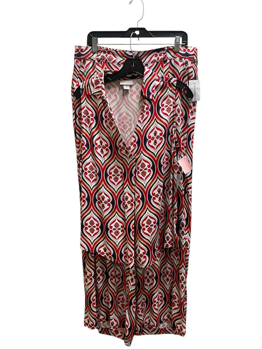 Pants Set 2pc By Liz Claiborne In Red, Size: 10