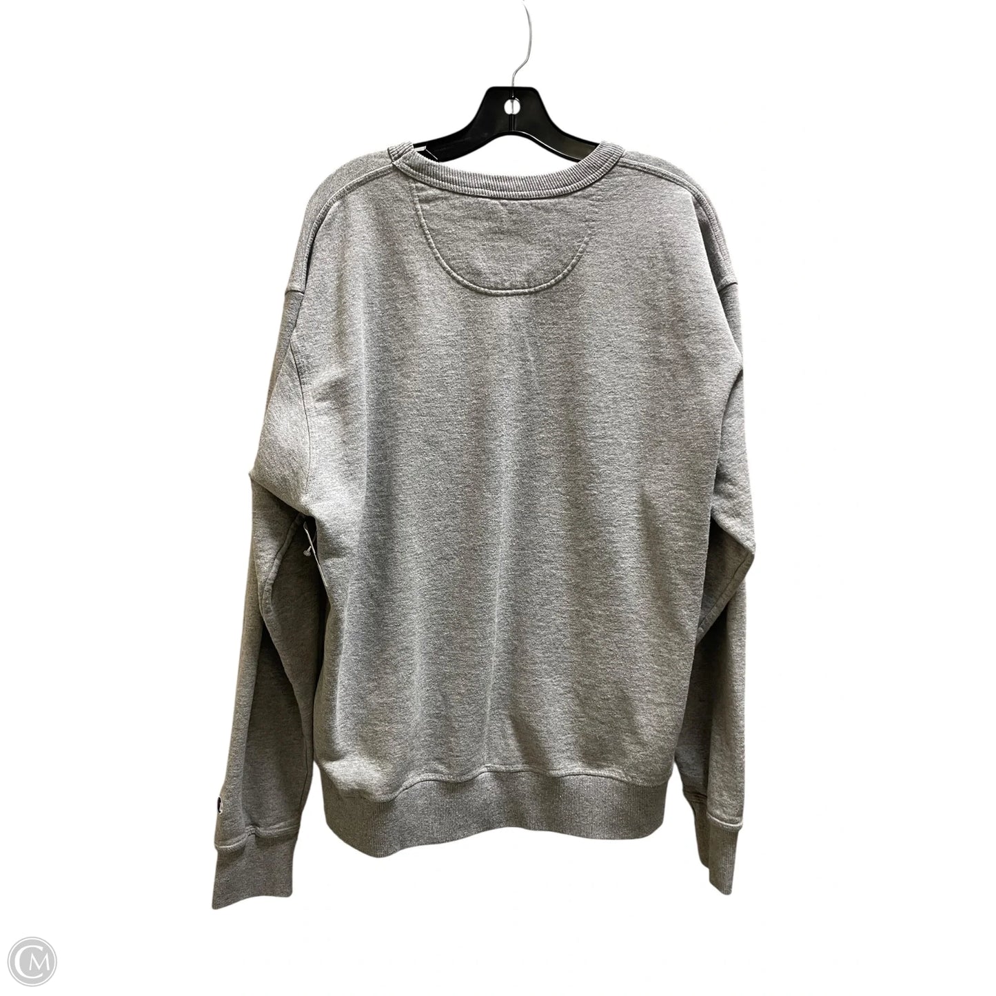 Sweatshirt Crewneck By Champion In Grey, Size: L
