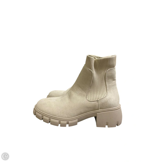 Boots Ankle Heels By Clothes Mentor In Tan, Size: 10