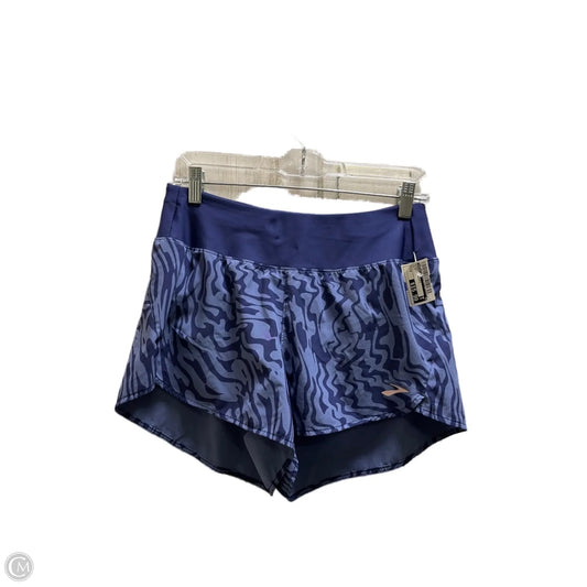 Athletic Shorts By Brooks In Blue, Size: M