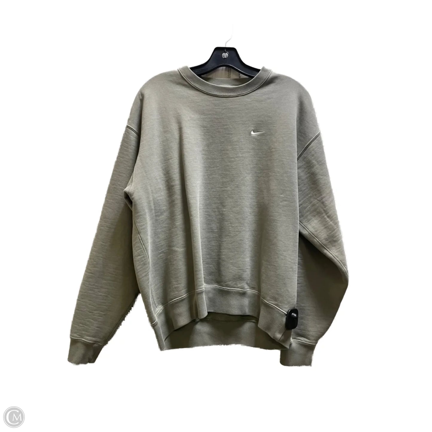 Sweatshirt Crewneck By Nike In Green, Size: S