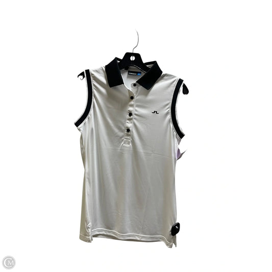 Top Sleeveless By Clothes Mentor In White