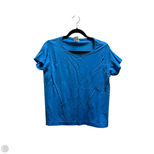 Top Short Sleeve By All In Motion In Blue, Size: L