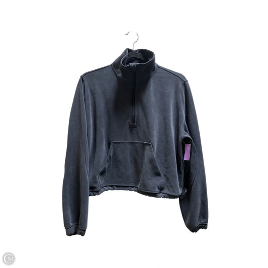 Athletic Sweatshirt Collar By Lululemon In Grey, Size: 8