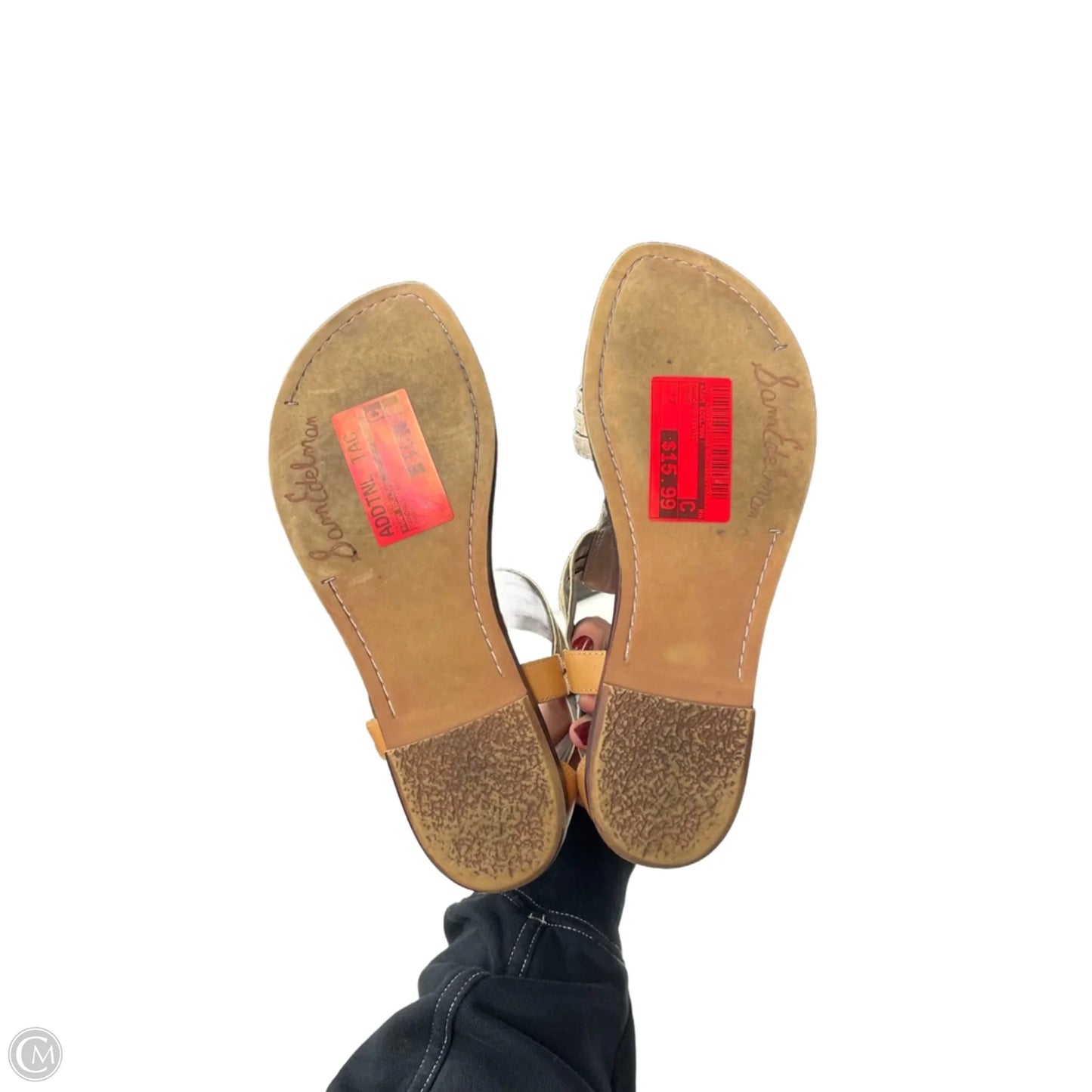 Sandals Flats By Sam Edelman In Brown, Size: 7