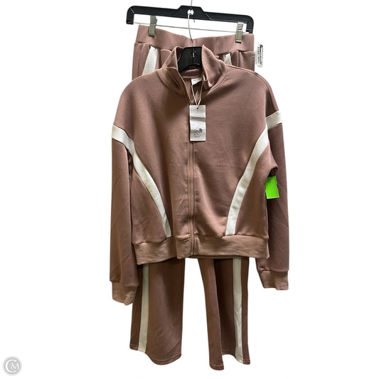 Athletic Pants 2pc By Clothes Mentor In Brown, Size: S