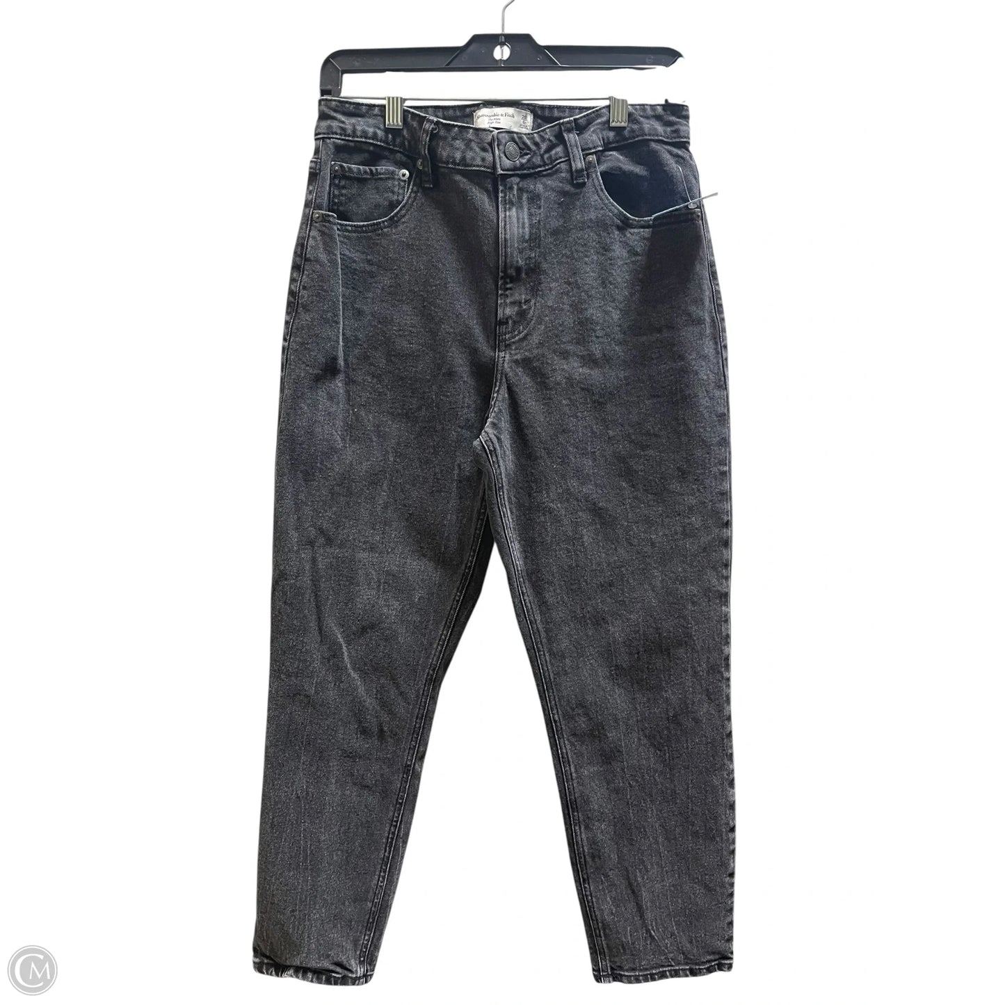 Jeans Boyfriend By Abercrombie And Fitch In Black, Size: 6