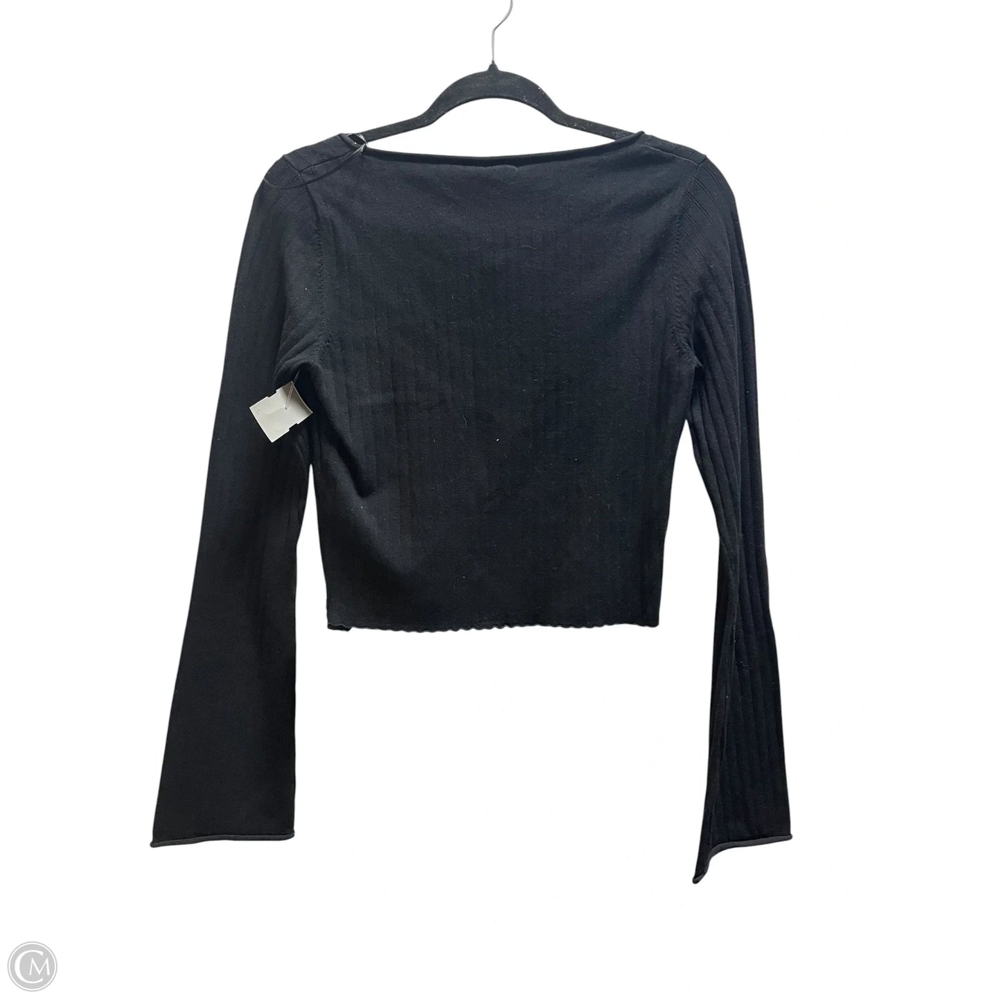 Top Long Sleeve By Garage In Black, Size: M