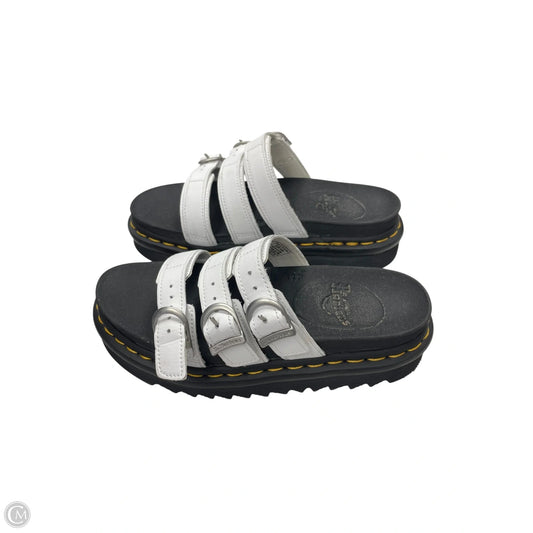 Sandals Flats By Dr Martens In Black, Size: 6