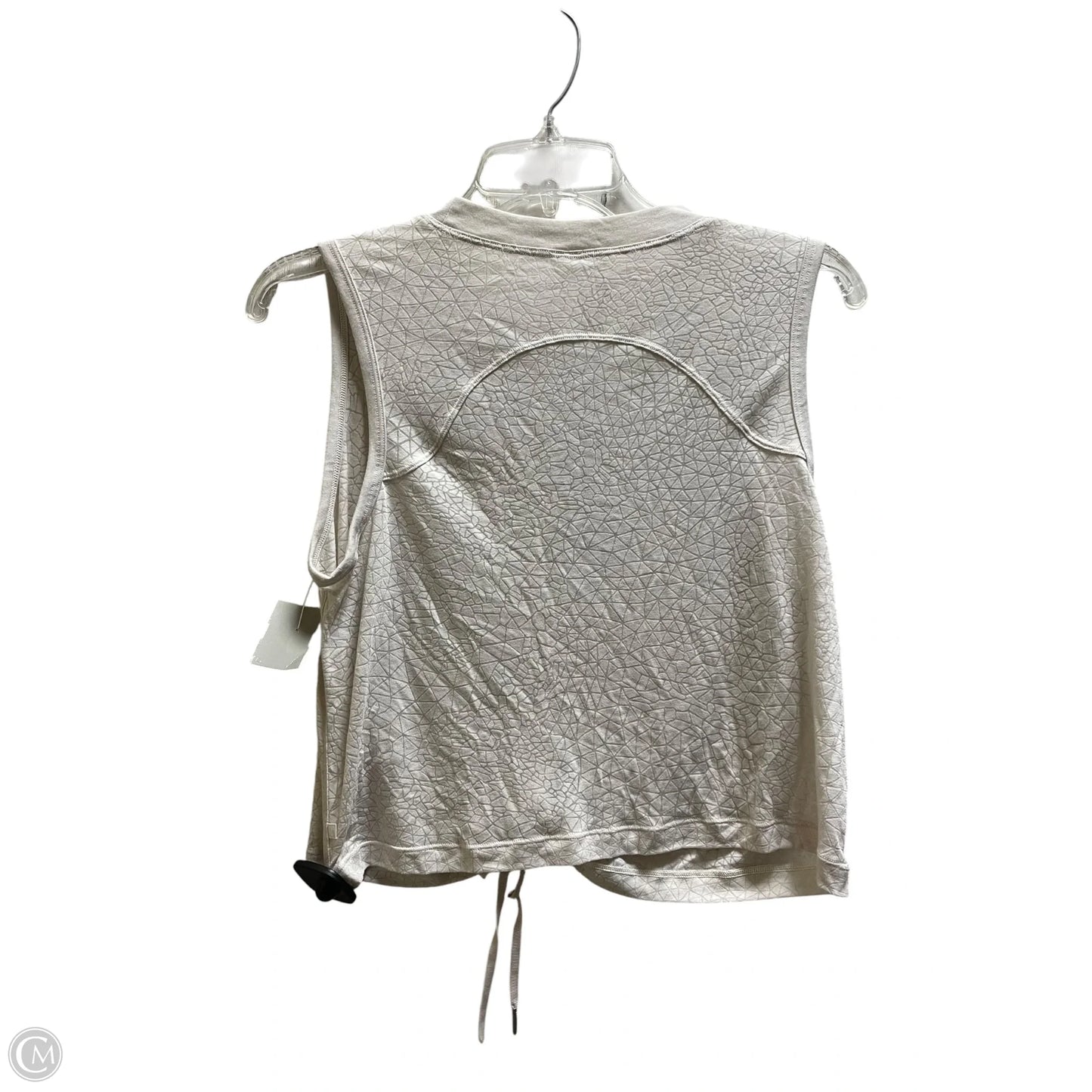 Athletic Tank Top By Lululemon In White, Size: 8