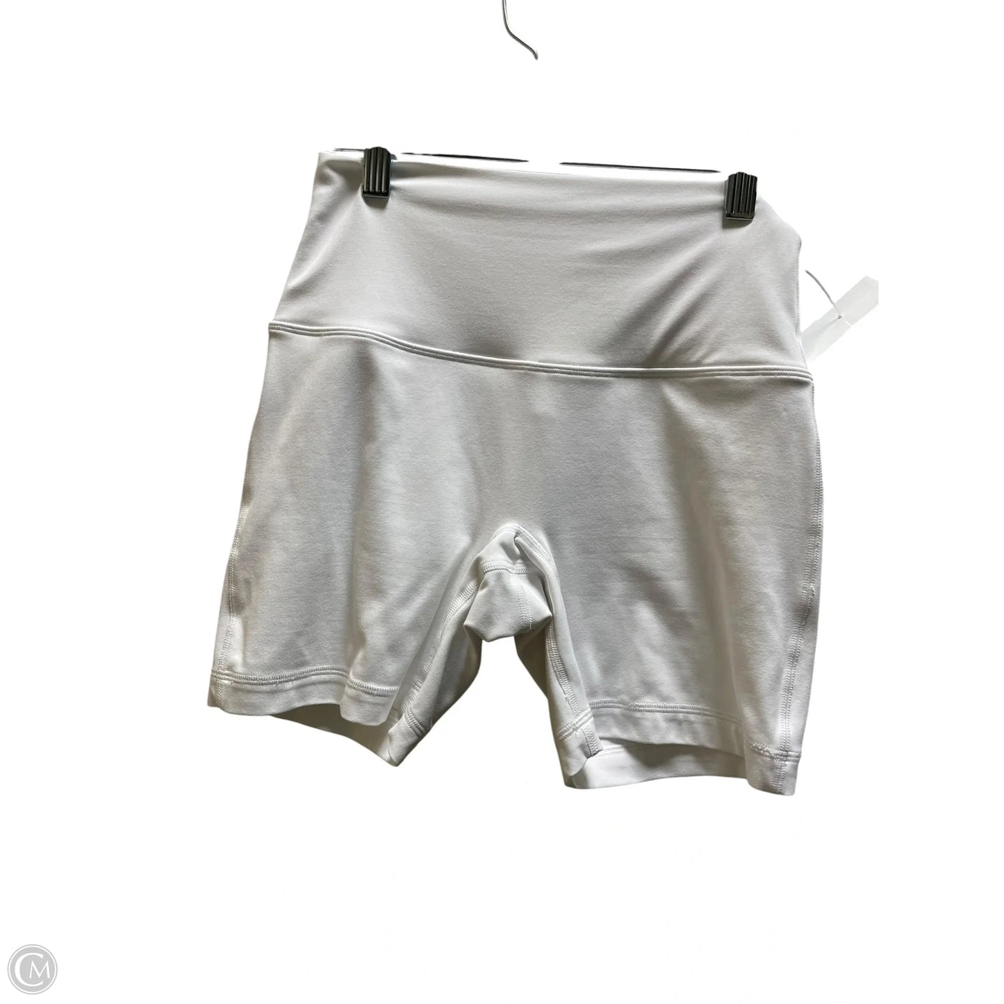 Athletic Shorts By Lululemon In White, Size: 6