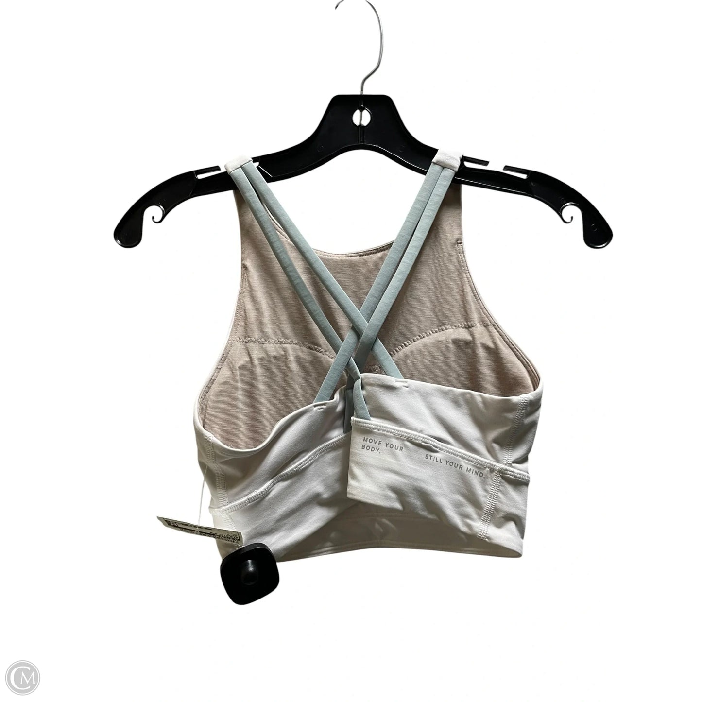 Athletic Bra By Lululemon In White, Size: S