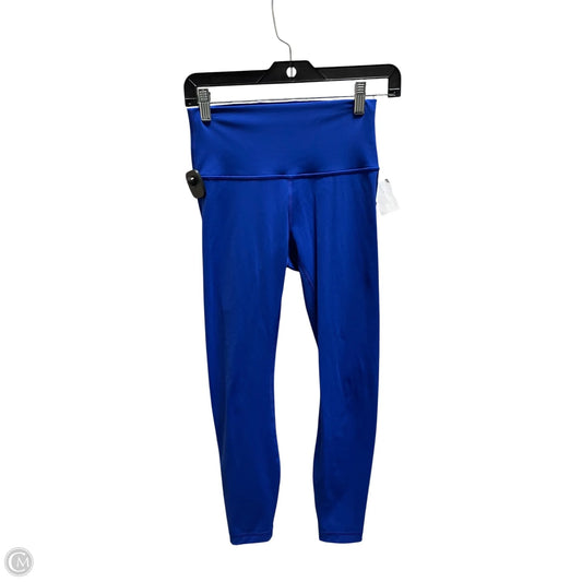 Athletic Leggings By Lululemon In Blue, Size: 4