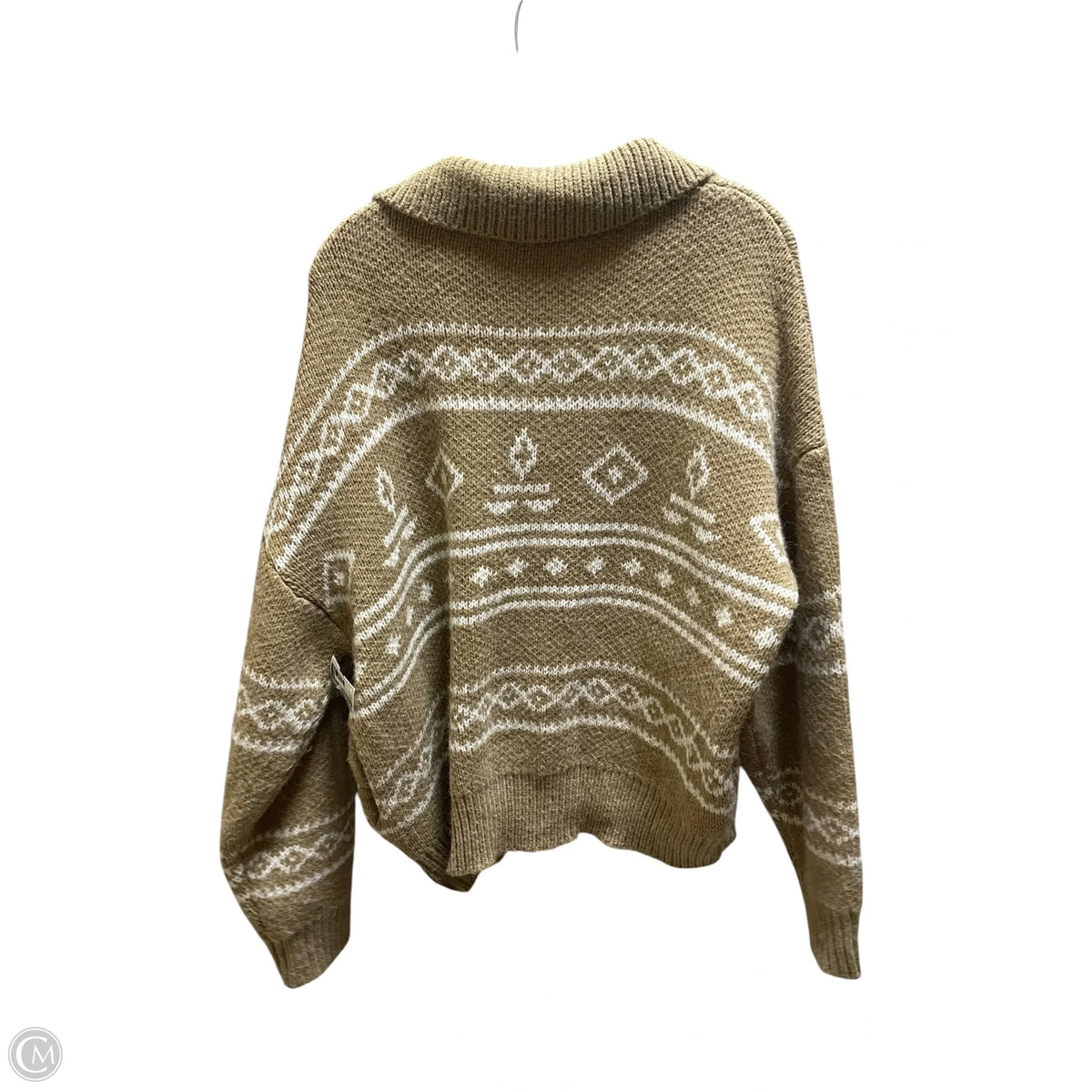 Sweater By Clothes Mentor In Brown, Size: M